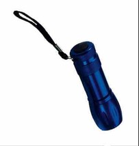 Jewel Toned LED Flashlight ~Color Blue ~ Uses 3 AAA Batteries Not Includ... - $6.68