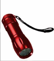 Jewel Toned LED Flashlight ~Color Red ~ Uses 3 AAA Batteries Not Include... - $6.68