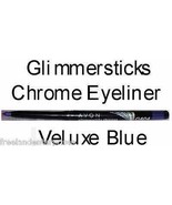 Make Up Glimmersticks Eye Liner Retractable CHROMES ~Color Veluxe Blue~ NEW - $130.22 MXN