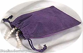 Jewelry Pouch Velour/Velvet type Pouch Lot of 5 Purple Color - $4.90