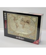 *LP) Anatolian 2000 Piece Jigsaw Puzzle - World Map Jigsaw Puzzle 66x96 - £23.73 GBP