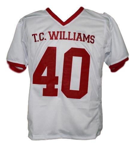 petey jones t.c.williams the titans movie new football jersey white any size