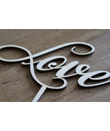 NEW on Market LOVE Cake Topper -Wedding Anniversary Cake Topper Laser Cut - $233.63 MXN