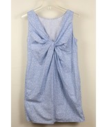 Gap Womens Shift Dress NEW 2 blue white Cotton summer twisted back sleev... - €16,64 EUR