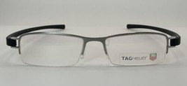 Authentic Tag Heuer TH 7203 France Frame Silver/Black Eyeglass Half-Rim ... - £260.24 GBP