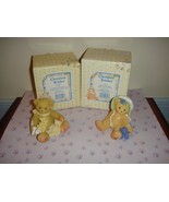 Cherished Teddies Lily 97 &amp; Veronica 98 Spring Catalog Exclusive - £15.14 GBP