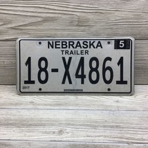 Nebraska USA  License Plate Authentic # 18-X4861 Art Decor Souvenir 2017 2019 - $5.93