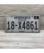 Nebraska USA  License Plate Authentic # 18-X4861 Art Decor Souvenir 2017... - $112.71 MXN