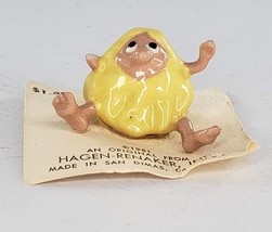 Hagen Renaker Beach Boy Yellow Caveman Sitting Miniature Figurine *Missing Arm* - £19.77 GBP