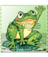 Avatar Frog waving Digital Designed Pro Quality - $3.00