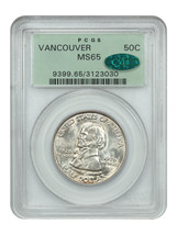 1925 50C Vancouver PCGS/CAC MS65 (Ogh) - £876.41 GBP