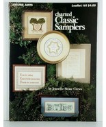 Cross Stitch Charted Classic Samplers Jeanette Stone Crews Leisure Arts ... - £3.12 GBP