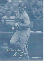 An item in the Everything Else category: 2004 Leaf Second Edition Exhibits 1939-46 VBWL Andruw Jones 5 Braves