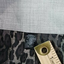 Express Design Studio Women's Gray Front Zipper Rear Slit Pencil Skirt Size 4 image 4