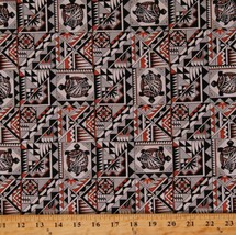 Cotton Turtles Southwestern Aztec Native Tuscon Fabric Print by Yard D361.32 - £9.55 GBP