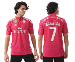 REAL MADRID 2014/15 AWAY JERSEY RONALDO 7 PRINT /FREE SHIPPING - £60.06 GBP