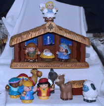 #2028 Fisher Price Little People Deluxe Christmas Story 13 pieces - $65.00