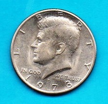 1973 D  Kennedy Halfdollar Circulated Very Good or Better - £1.56 GBP