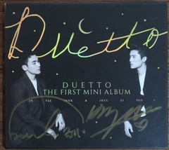 Duetto - The First Mini Album Signed Autographed CD Album K-Pop 2017 - £35.41 GBP