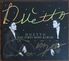 Duetto - The First Mini Album Signed Autographed CD Album K-Pop 2017 - £35.60 GBP