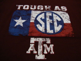 NCAA Texas A&M Aggies College University SEC Sports Fan Champion Brand T Shirt L - $17.25