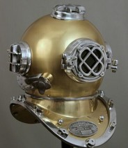 Diving Helmet US Navy Mark V Deep Sea Marine Divers helmet Antique Scuba... - £272.07 GBP