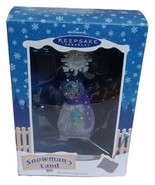 SNOWMAN&#39;S Terra ~2003~ Hallmark Ricordo Ornamento Neve Angel Nip - £5.94 GBP