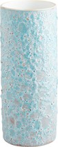 Vase CYAN DESIGN SUMBA Contemporary Cylindrical Body Open Mouth White Accents - £191.41 GBP