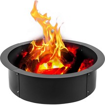 39-Inch Inner Diameter, 3.0Mm Thick Heavy Duty Solid Steel, Fire Pit Liner Diy C - £176.42 GBP