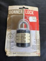 Candado Combinado Donner C-35 Con Número De Combinación NUEVO NOS - $51.84