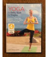 YOGA for Belly, Butt &amp; Thighs with Chrissy Carter 2014 DVD New &amp; Sealed - £6.76 GBP