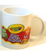 Crayola Crayon Bright Sunny Day Sun Frog Bug Tea Cocoa Coffee Mug Cup - £9.31 GBP