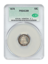 1878 10C CACG PR64CAM - £841.24 GBP