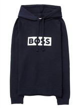 Hugo Boss men&#39;s fashion pullover sweatshirt in Navy - $110.00