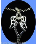 Necklace Angelic Necklace Silvertone with Black Gift Box (Avon Circa 2013) - $27.09 CAD