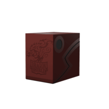 Dragon Shield Deck Box Double Shell Blood Red Black - $10.77