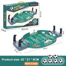Mini Football d Table Top Football d Match Family Game Kit Safe Sturdy Desktop S - £87.87 GBP