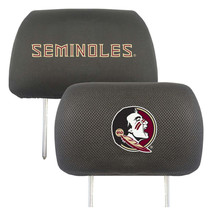 NCAA Florida State Seminoles Headrest Cover Double Side Embroidered Pair... - £19.65 GBP