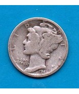1941 Mercury Dime - Silver - Moderate to Heavy Wear - $9.99