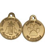 Saint Francis of Assisi Patron Saint Of Pets / Protect My Pet Bronze Dog... - £5.53 GBP