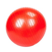 Elite Exercise Ball Red With Pump Anti- Burst, (22in Diameter) - £14.64 GBP