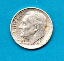 1962 Roosevelt Dime - Silver - Near Uncirculated - £4.70 GBP