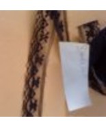 3/4&quot; BLACK  Lace Trim  3/4&quot; wide  8 YARDS 20&quot; Black Lace Trim - $11.04