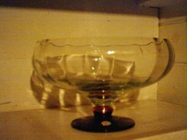NEW Made in Romania hand crafted large crystal Punch/Salad bowl with Brass and B - £48.16 GBP