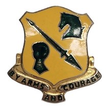 Us Army 18th Cavalry Regiment Enamel Lapel Pinback Insignia By Arms And Courage - £10.94 GBP
