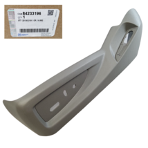 14-19 Silverado Sierra Driver LH Dark Ash Grey Power Seat Side Trim Cove... - $32.62