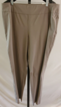 NWT Chico&#39;s Texas Taupe Brown Slimming Stretch Pants Size 3 Short (size ... - £19.32 GBP