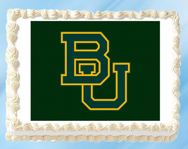 Baylor Bears Edible Image Cake Topper Cupcake Topper 1/4 Sheet 8.5 x 11" - $11.75