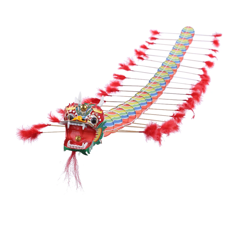 Chinese Traditional Dragon Kite Plastic Foldable Children Outdoors Toys - £24.34 GBP