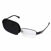 Child Silk Glasses Eye Mask Amblyopia Strabismus Lazy Eye Patches-Black - £21.48 GBP